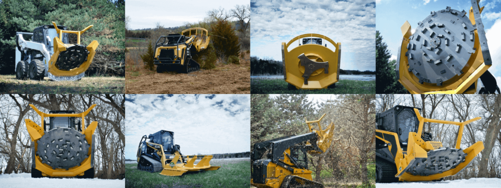 Collage of forest mulchers